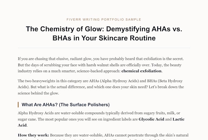 write engaging skincare and beauty blog posts